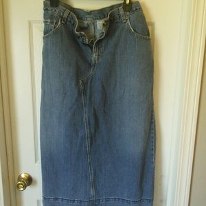 Blue jean skirt
